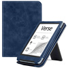 Etui Strap z uchwytem do PocketBook Verse / Verse Pro 629 634, granatowe - ochronne z podstawką