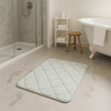 Strado ABM2 Grey super-absorbent bathroom mat quick-drying floor protection