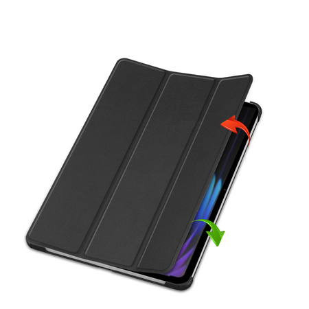 Puzdro Smart na Xiaomi Pad 7 / Pad 7 Pro 11 / Xiaomi Pad 7 Pro, čierne - ochranné so stojanom