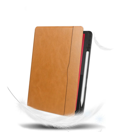 Leather case with pockets for Lenovo Tab M11 TB330FU 10.95" (Brown)