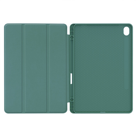 Etui Smart Pencil do Samsung Galaxy Tab S11 11 SM SMX736 z klapką, zielone - ochronne