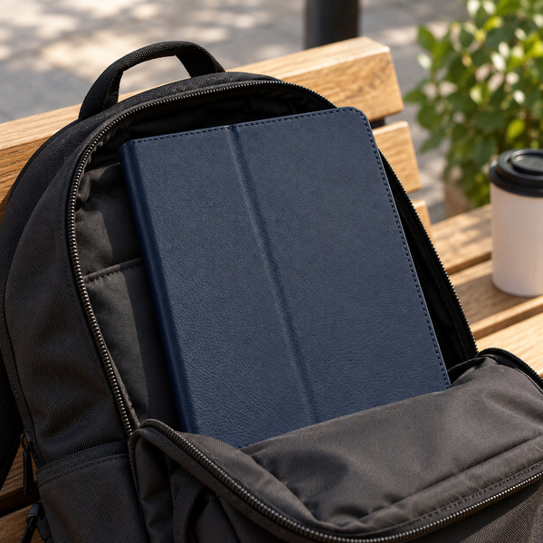 Etui z klapką do Apple iPad Air 11 M4 M3 M2 2026/ 25/ 24 gen. 8/ 7/ 6 - granatowe