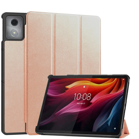 Puzdro Smart s klapkou na Lenovo Tab K11 Plus 11.45 / Lenovo K11 Plus, ružové zlato - ochranné so stojanom