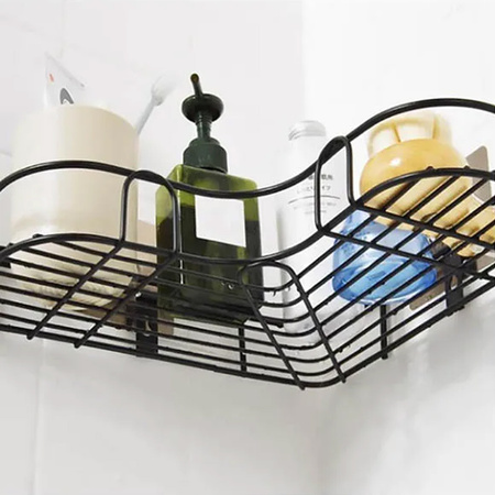 Strado corner bathroom shelf for shower