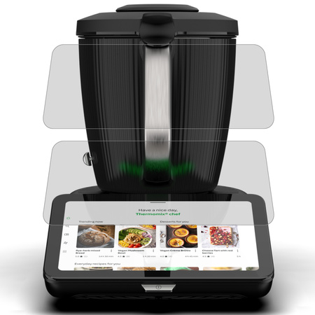 Szkło hartowane do Thermomix TM7 ochronne szybka na wyświetlacz 9H zestaw