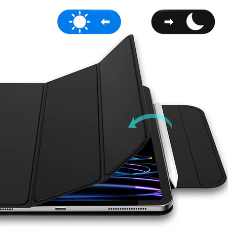 Etui Smart Magnetic Apple iPad 10.9 10 GEN 2022 / iPad 11 A16 11GEN 2025 Black
