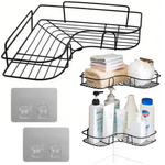 Strado corner bathroom shelf for shower