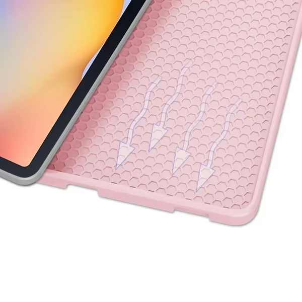 Etui z klawiaturą do Galaxy Tab S10 Lite 10.9" SM-X406 SM-X400 2025 ochronne różowe