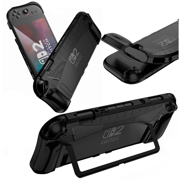 Puzdro na Nintendo Switch 2 2025 Ľahké do hrania zlepšuje úchop, čierne - ochranné so stojanom