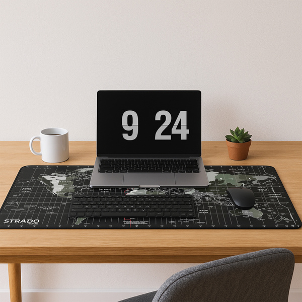 Strado Desk Mat 90x40 World Map