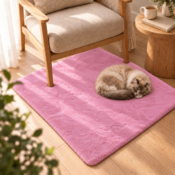 Koberec Rabbit 60x100 cm, ružový SakuraPink - mäkký do obývačky a spálne