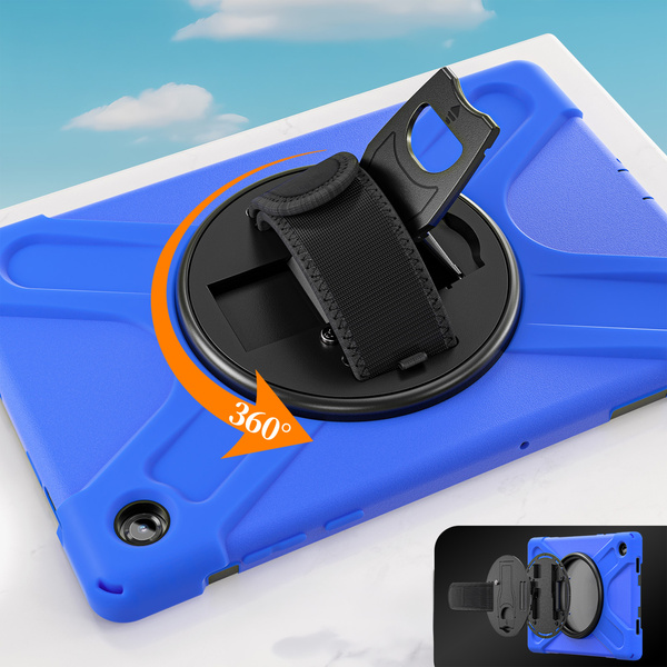 Etui do Samsung Galaxy Tab A11 Plus 10.9 2025 - Pancerne z uchwytem i paskiem