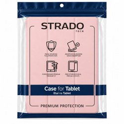 Etui do Galaxy Tab S10 Lite 10.9/ S10 FE/ S9 FE/ S9/ S8 z miejscem na rysik - różowe