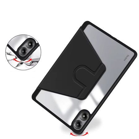 Etui Obrotowe Crystal Pencil do Xiaomi Redmi Pad Pro 12.1 2024 / Poco Pad - ochronne