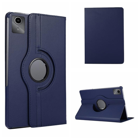 Puzdro otočné 360 na Lenovo Idea Tab 11 2025, tmavomodré - ochranné so stojanom