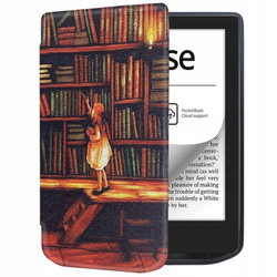 TPU Graphic Case for PocketBook Verse Pro 629 634 (Library girl)
