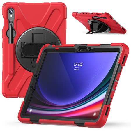 Etui Shockproof Galaxy Tab S9 FE/S9/S10 FE-Red