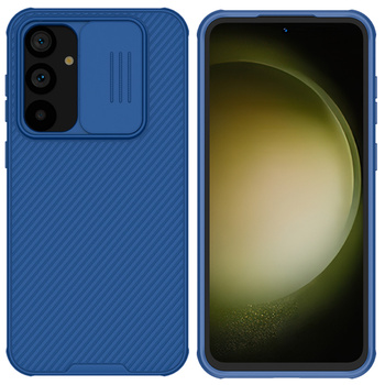 Etui Nillkin CamShield Pro do Samsung Galaxy S23, niebieskie - ochronne z podstawką, dostęp do portów i przycisków