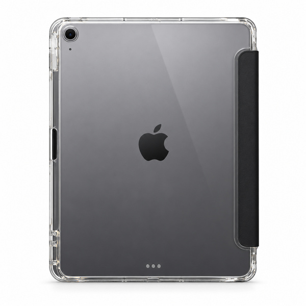 Etui Hard Crystal do Apple iPad Air 13 M4 M3 M2 2026/ 25/ 24 gen 8/ 7 z klapką - czarne