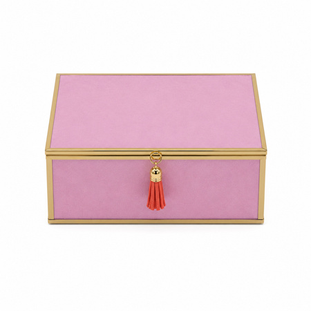 Szkatułka na biżuterię 18x13x7 cm 4ASS CLR Pink