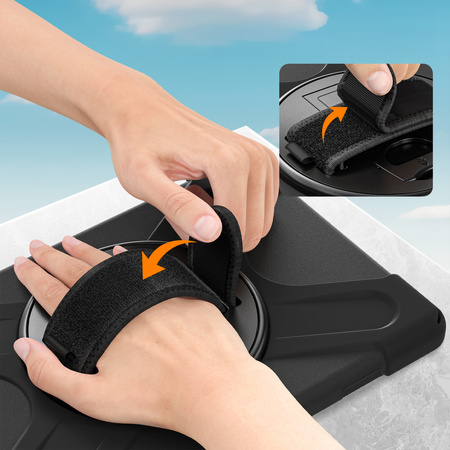 Etui do Samsung Galaxy Tab A9 Plus Pancerne z uchwytem