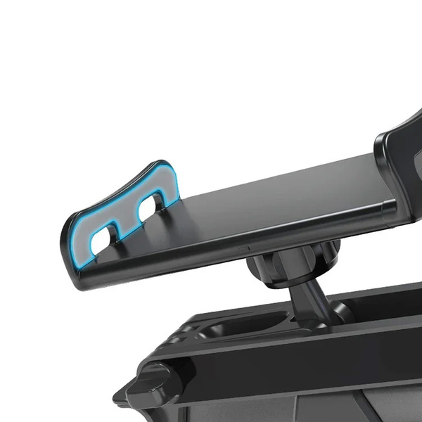 Držiak automobilový na opierku hlavy 360° na tablet telefón na telefón tablet, čierny