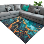 Koberec Novo 140x200 cm, sivý Malachit - mäkký do obývačky a spálne