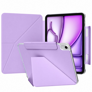 Etui Origami do Apple iPad Air 11 M4 M3 M2 2026/ 25/ 24 gen 8/7/6 z klapką - fioletowe