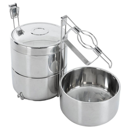 ORION Dinner mess kit 3-level steel flask 4x1L