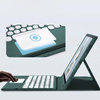 Bluetooth touchpad keyboard case for iPad Air 11 Gen6 (Green)