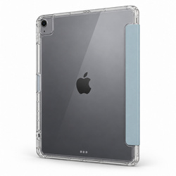 Etui Hard Crystal do Apple iPad Air 13 M4 M3 M2 2026/ 25/ 24 gen 8/ 7 z klapką - niebieskie