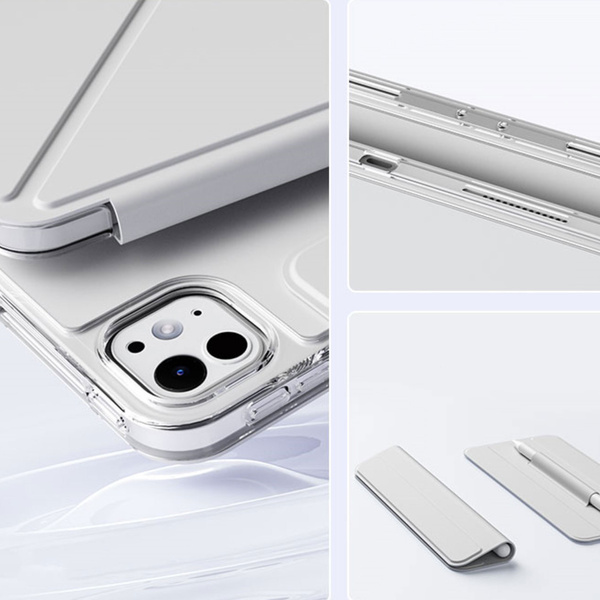 Etui Origami do Apple iPad Air 11 M4 2026 Gen. 8/ Air 11 M3 2025 Gen. 7/ Air 11 M2 2024 Gen. 6, białe - ochronne