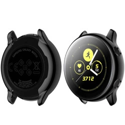 Etui obudowa 2w1 ze szkłem do Samsung Galaxy Watch Active 40 (Czarne)