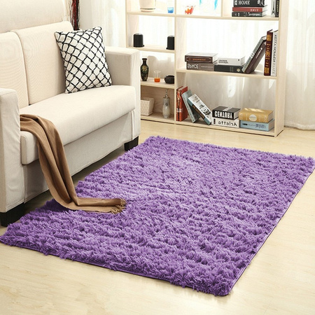 Shaggy Strado rug 160x200 PurpleFlower (Light purple)