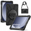 Etui pancerne Armor z uchwytem do Galaxy Tab A9 Plus 11 X210 / X215 / X216, czarne - ochronne
