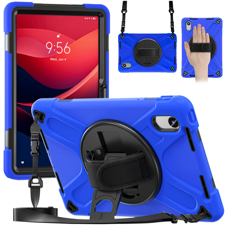 Armored case with strap for Lenovo Tab M11 TB330FU 10.95" (Navy blue)