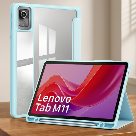 Smart Crystal Case for Lenovo Tab M11 TB330FU 10.95" (Blue)