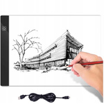 LED backlit drawing board A4 STRADO thinset for drawing calc and design
