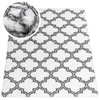 Dywan do salonu shaggy DECOR antypoślizgowy miękki puszysty modny 160x200 White Lantern