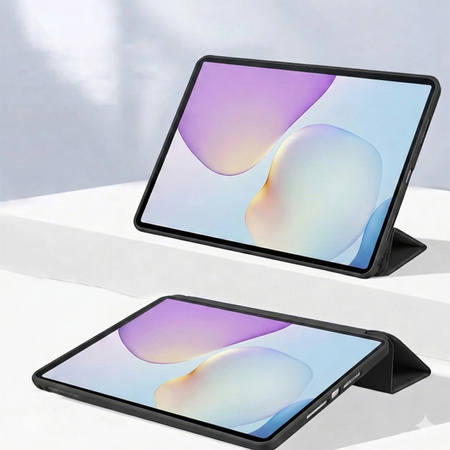 Puzdro Smart na Huawei MatePad Air 11 2023 / MatePad 11.5 S 2024 2025 s klapkou / Huawei MatePad Air 11.5 2024, čierne - ochranné