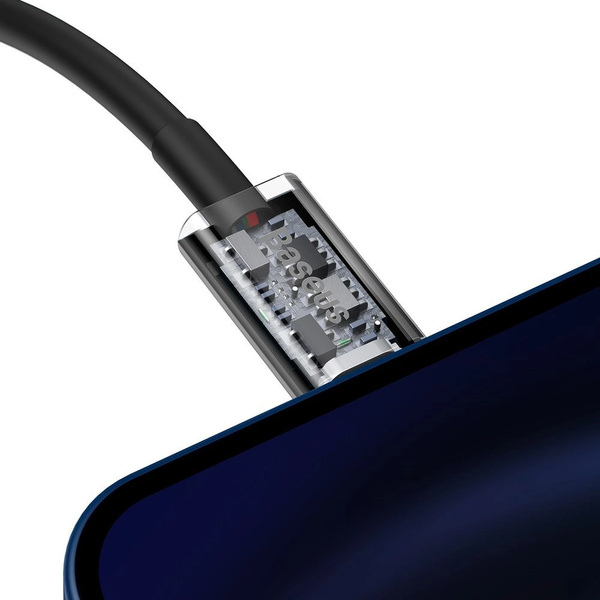 Kábel Baseus Superior Series USB-C / Lightning PD 20W 1 m, čierny