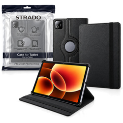 Etui obrotowe do Xiaomi Pad 7 / 7 PRO / Pad 8 / 8 PRO / Pad 9 z klapką - czarne
