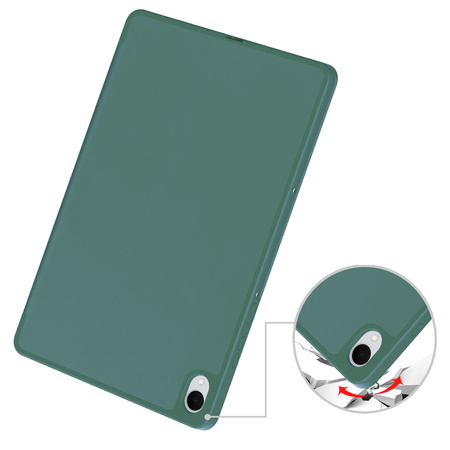 Etui Smart Pencil do Samsung Galaxy Tab S11 11 SM SMX736 z klapką, zielone - ochronne