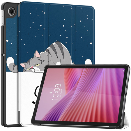 Puzdro grafické na Lenovo Tab 10.1 2025 s klapkou - ochranné so stojanom