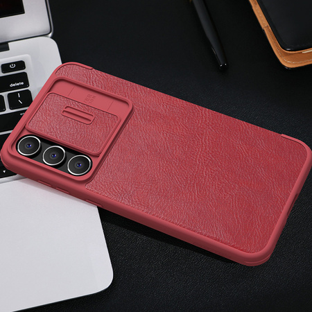 Nillkin QIN Pro Case for Samsung Galaxy S23 FE (Red)