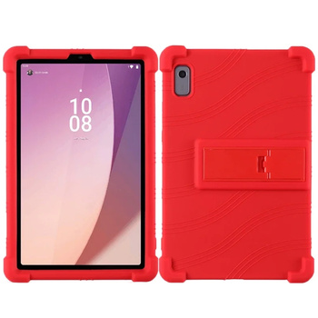 Puzdro pancierové Armor case na Lenovo Tab M9 2023 TB310, červené - ochranné so stojanom
