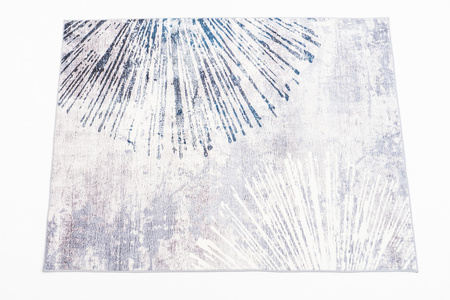 NOVO Strado modern carpet for living room delicate gray pattern velvet Gray Shine 140x200 cm