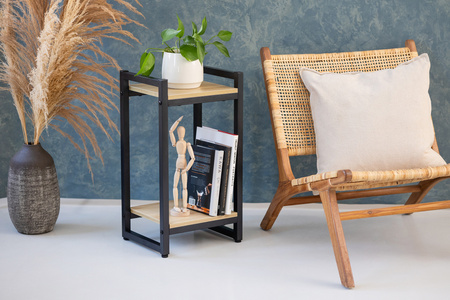 Stojan na kvety Vertico stojaci kovový stojan na kvety rastliny loft 65x35x30cm