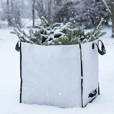 Worek kosz ogrodowy z uchwytami mocny na odpady liście trawę gałęzie 75L