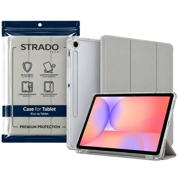 Etui do Galaxy Tab S10 Lite 10.9/ S10 FE/ S9 FE/ S9/ S8 z miejscem na rysik - szare